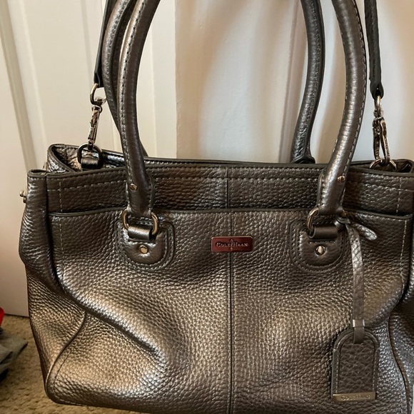 Cole Haan East/West Snap Satchel - Pewter - Picture 1 of 6